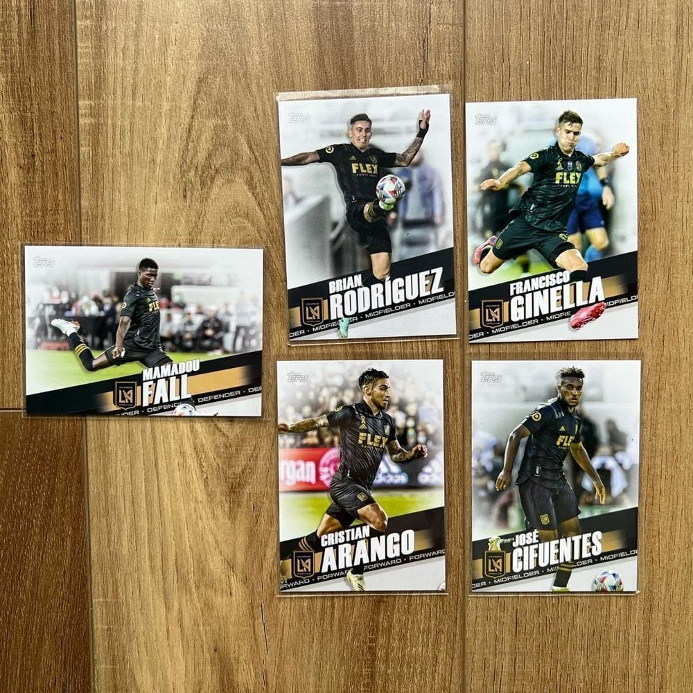 FC LA MLS player Sports card lot